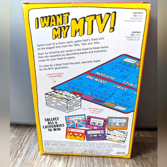 MTV The Throwback Music Party Game - Big Potato Games - Picture 3 of 4